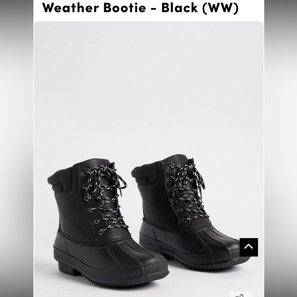 Torrid Black sweater duck boot New in box ⚡️ FLASH SALE